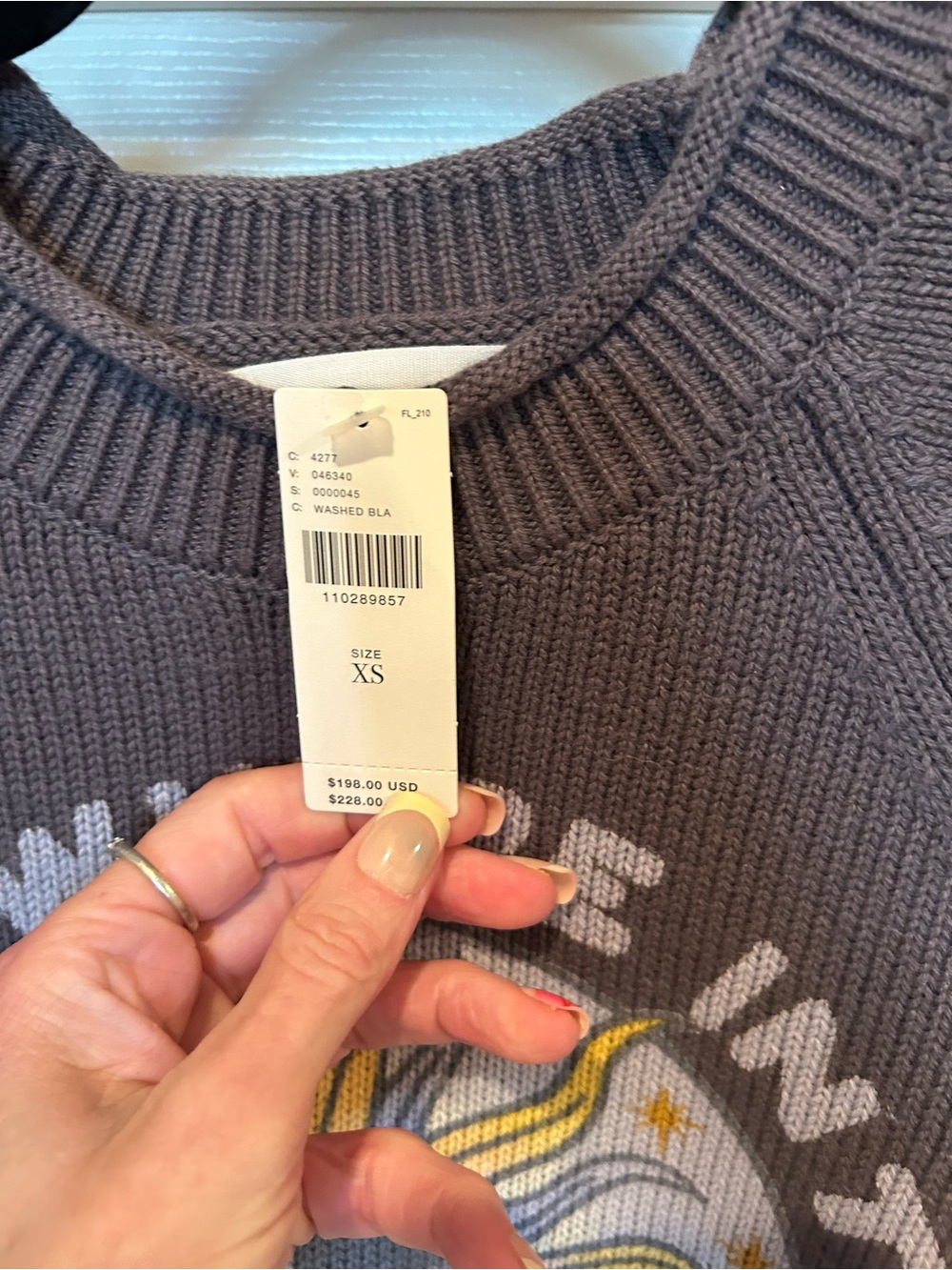 Spiritual Gangster Sweater, NWT, oversized XS. - Picture 10 of 11